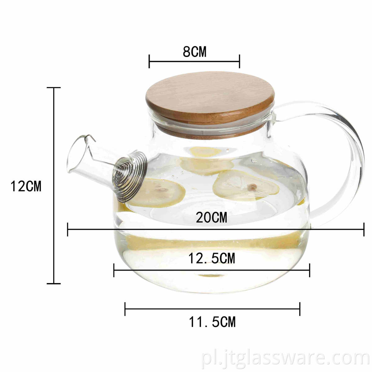 handmade handcraft hand blown high borosilicate Glass heat cold resistant best quality coffee milk tea carafe pot jug maker pitcher with airtight bamboo lid 00 (20)